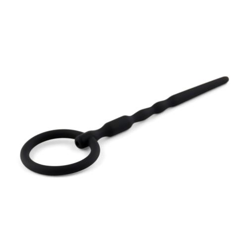 Silikonowy Penis Plug z Kanałem 13,5 cm - Precyzyjna Stymulacja
