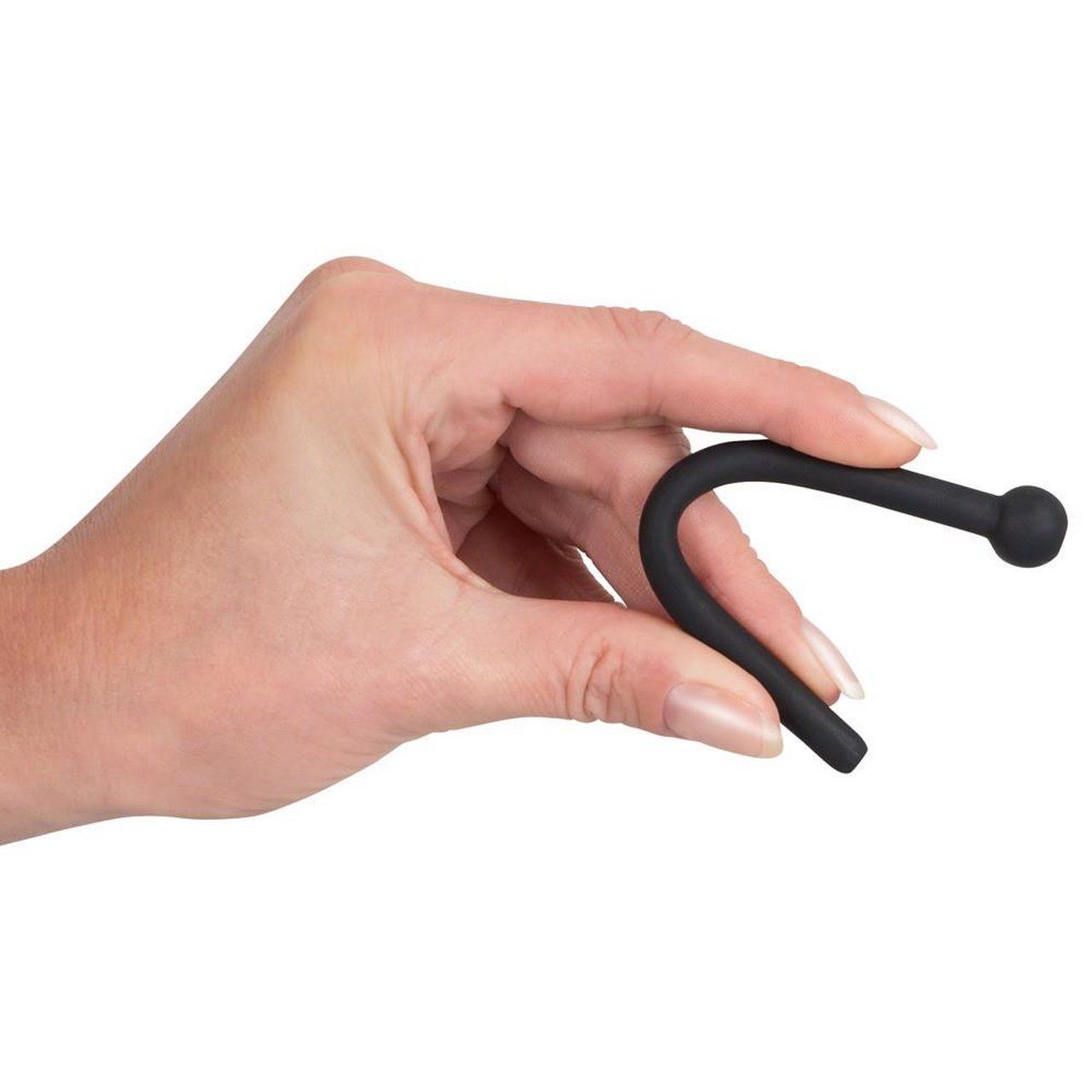 Rozszerzacz do cewki moczowej silikonowy 11,8 cm czarny | Loris.pl