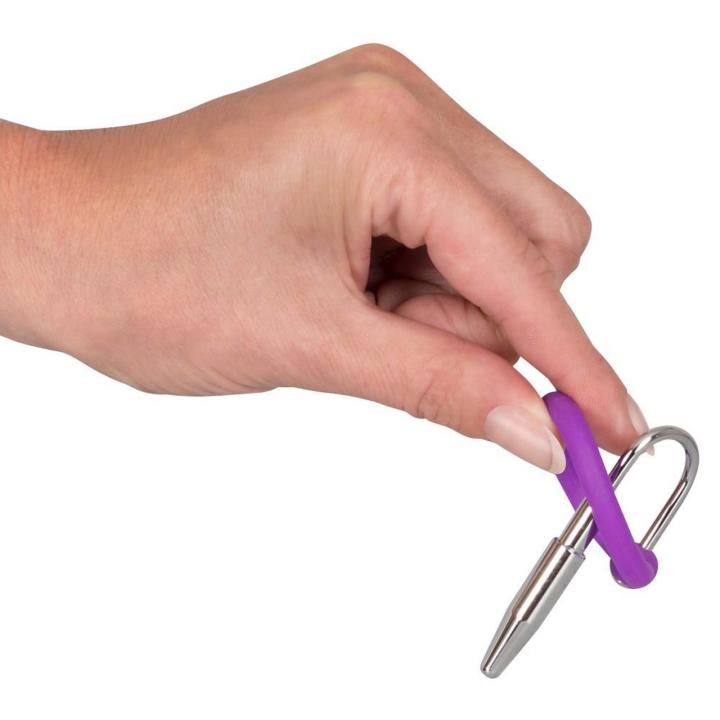 Pierścień na żołądź z dilatatorem cewkowym 2w1 | Loris.pl