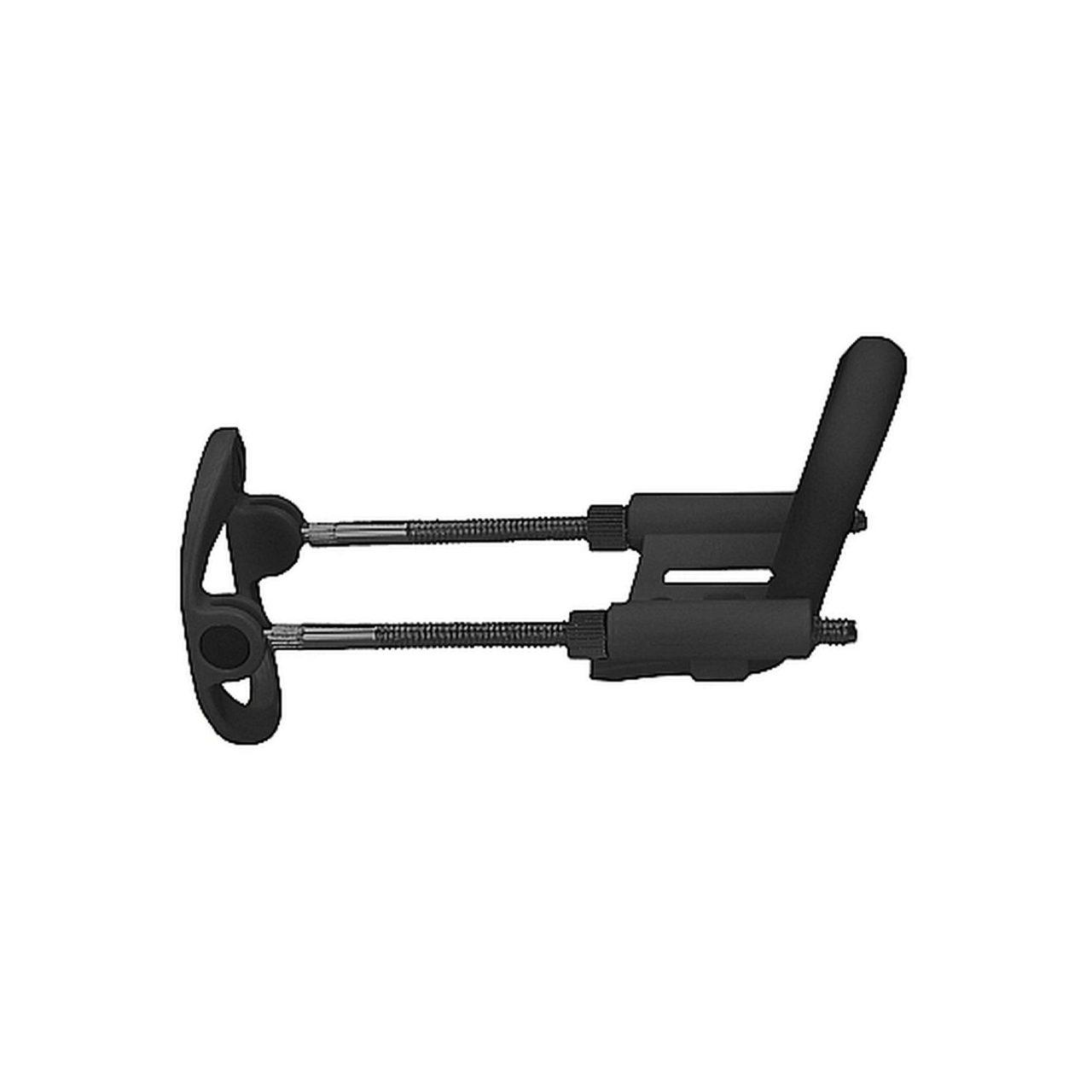 Czarny extender do penisa z regulacją – trening długości i obwodu | Loris.pl