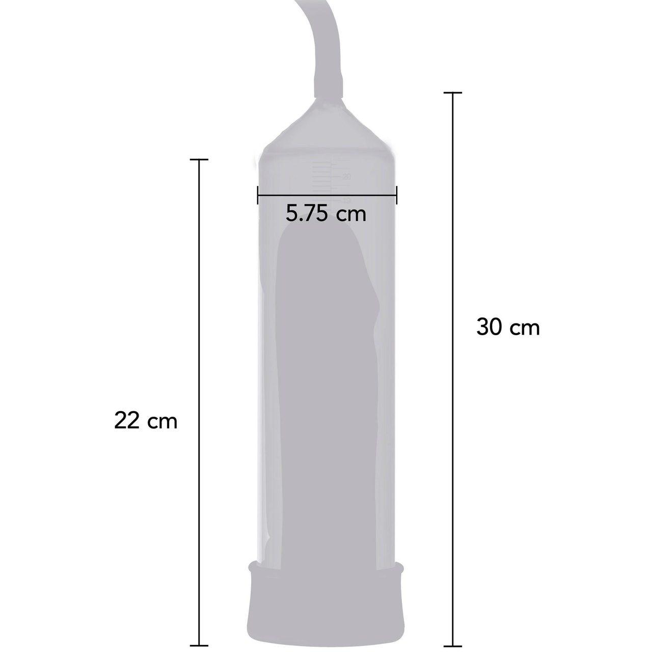 Pompka próżniowa do penisa z miarką 30 cm i rękawem silikonowym | Loris.pl