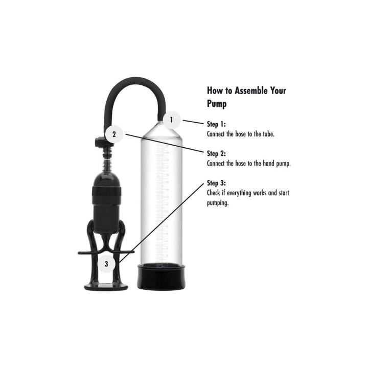 Pompka próżniowa do penisa z miarką 30 cm i rękawem silikonowym | Loris.pl