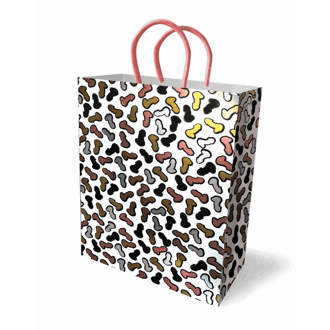 Torebka prezentowa na wieczór panieński z metalicznym motywem | Loris.pl