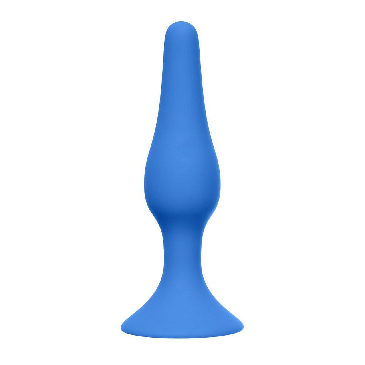 Smukły plug analny z przyssawką | silikon medyczny | Loris.pl