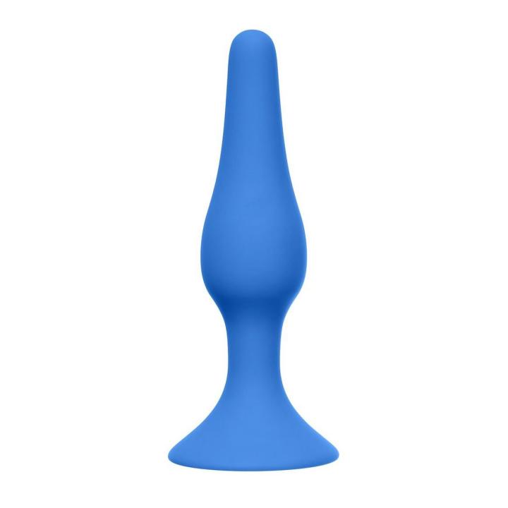 Smukły plug analny z przyssawką | silikon medyczny | Loris.pl