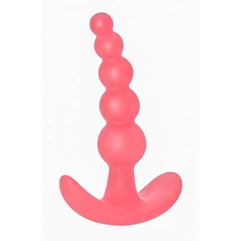 Różowy plug analny z silikonu klasy medycznej | Wodoodporny
