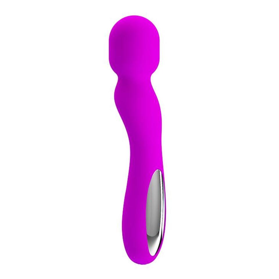 Fioletowy masażer erotyczny USB z 30 trybami wibracji