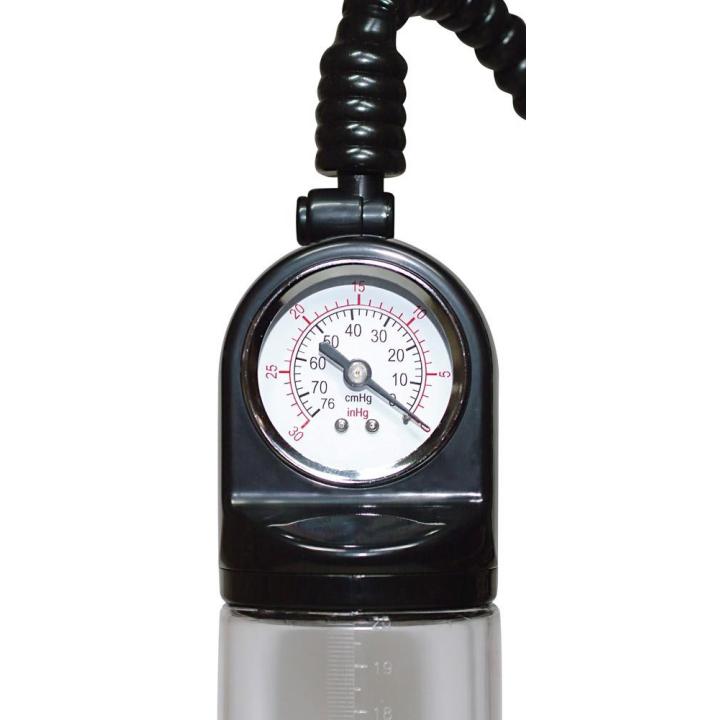 Pompka do penisa z manometrem i regulacją ciśnienia 30 cm | Loris.pl
