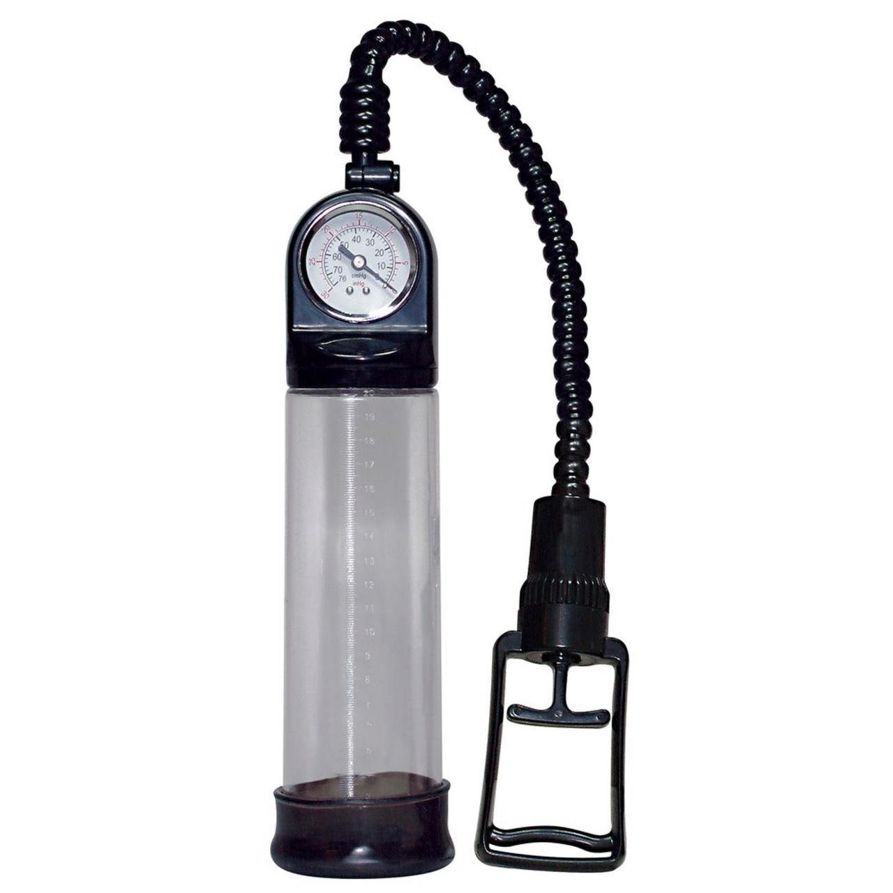 Pompka do penisa z manometrem i regulacją ciśnienia 30 cm | Loris.pl