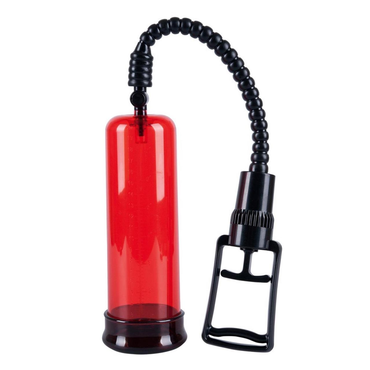 Pompka do penisa z regulacją ciśnienia 22 cm | Skala cm | Loris.pl