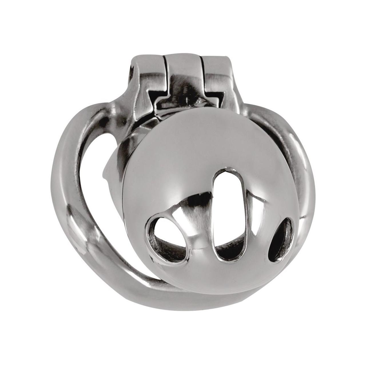 Stalowa klatka na penisa z zamkiem i wentylacją | Loris.pl