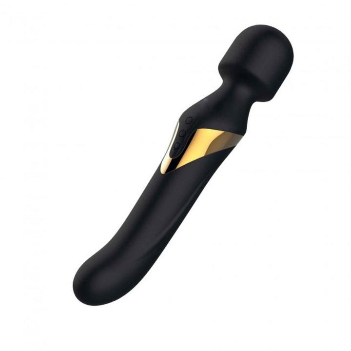 Dwustronny wibrator rotacyjny z masażerem 23,5 cm | Wodoodporny