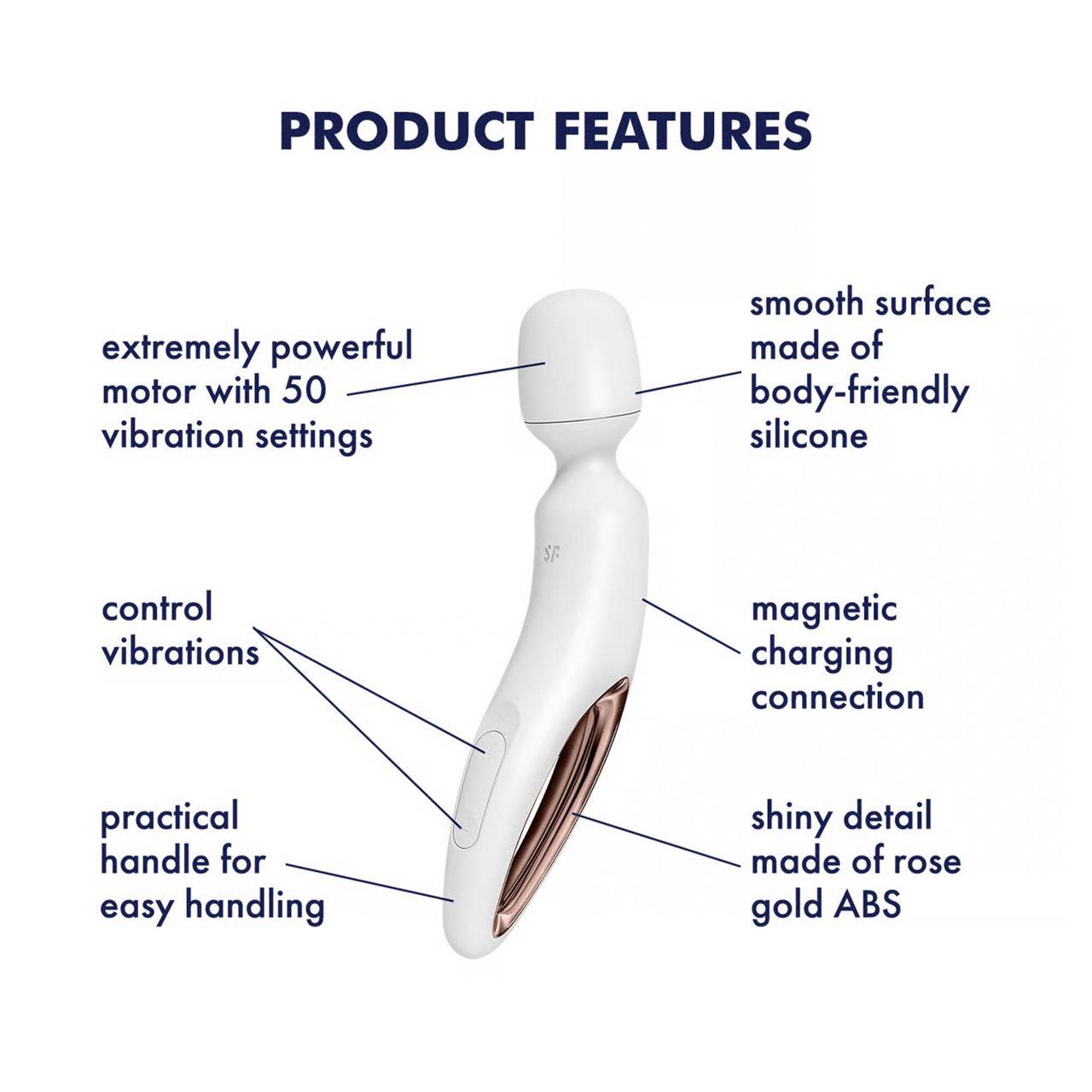 Masażer różdżka XXL 50 trybów IPX7 | Loris.pl