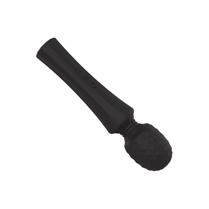 Masażer różdżka wand czarny | 8 trybów, 5 poziomów, ładowanie USB