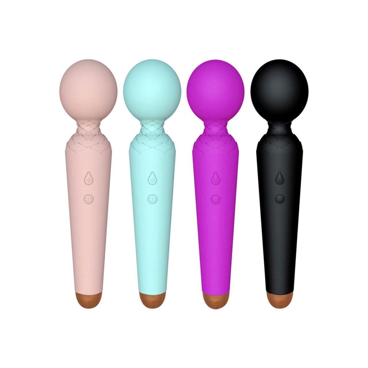 Cielisty masażer typu wand USB 10 trybów wodoodporny | Loris.pl