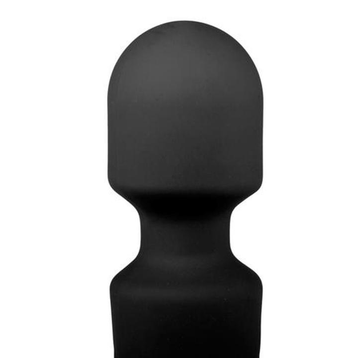 Mini różdżka wibracyjna czarna 20 cm - 18 trybów, wodoodporna, USB | Loris.pl