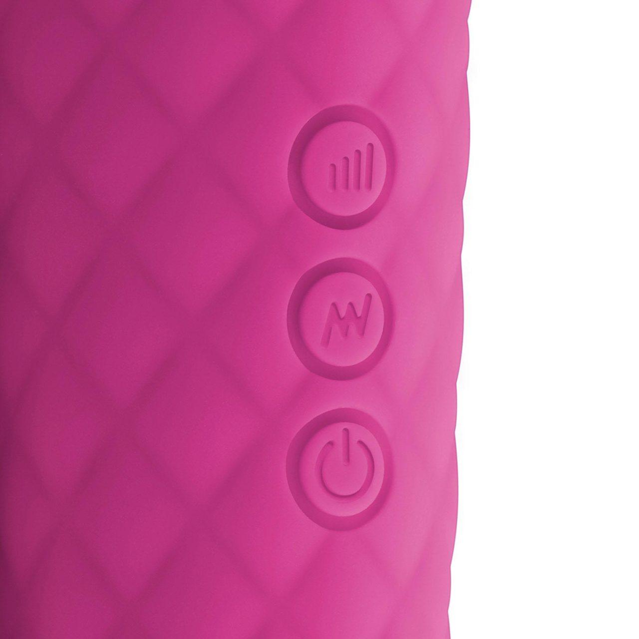 Różowy mini masażer wand do łechtaczki USB wodoodporny 18 trybów | Loris.pl