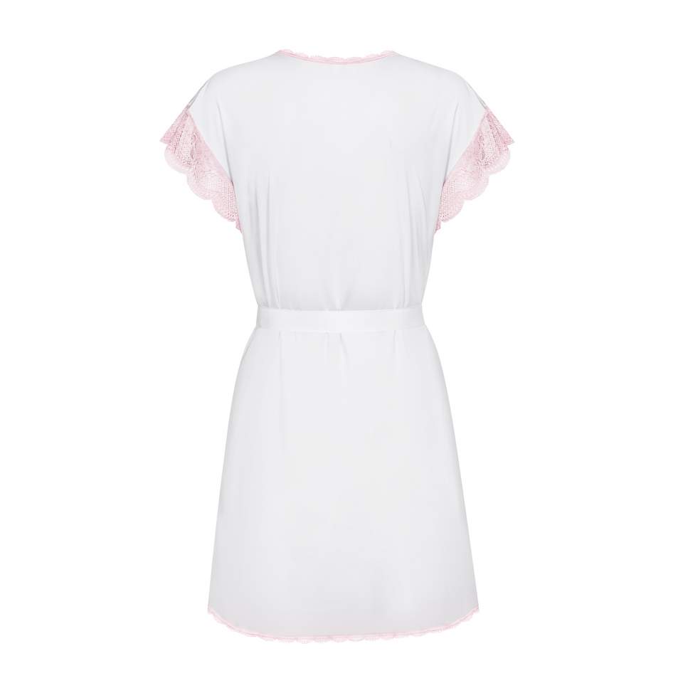 Biały Szlafrok Obsessive Girlly