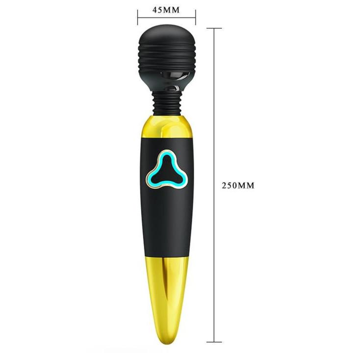 Masażer typu wand 25 cm – 7 wibracji, silikon medyczny, ładowanie USB