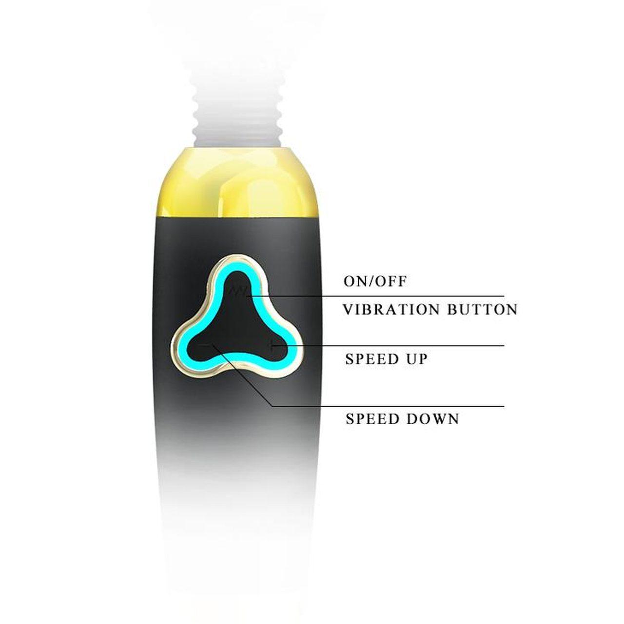 Masażer typu wand 25 cm – 7 wibracji, silikon medyczny, ładowanie USB