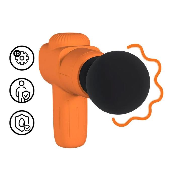 Mini masażer wibracyjny na USB 10 trybów | Masaż punktowy