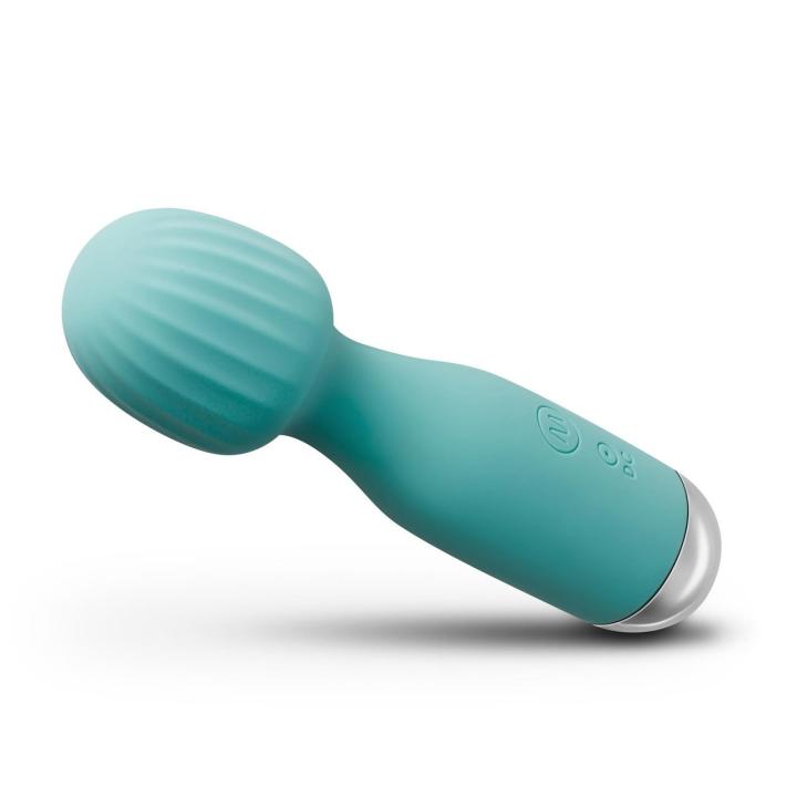 Miętowy mini wand 15 cm - 10 trybów, wodoodporny, USB
