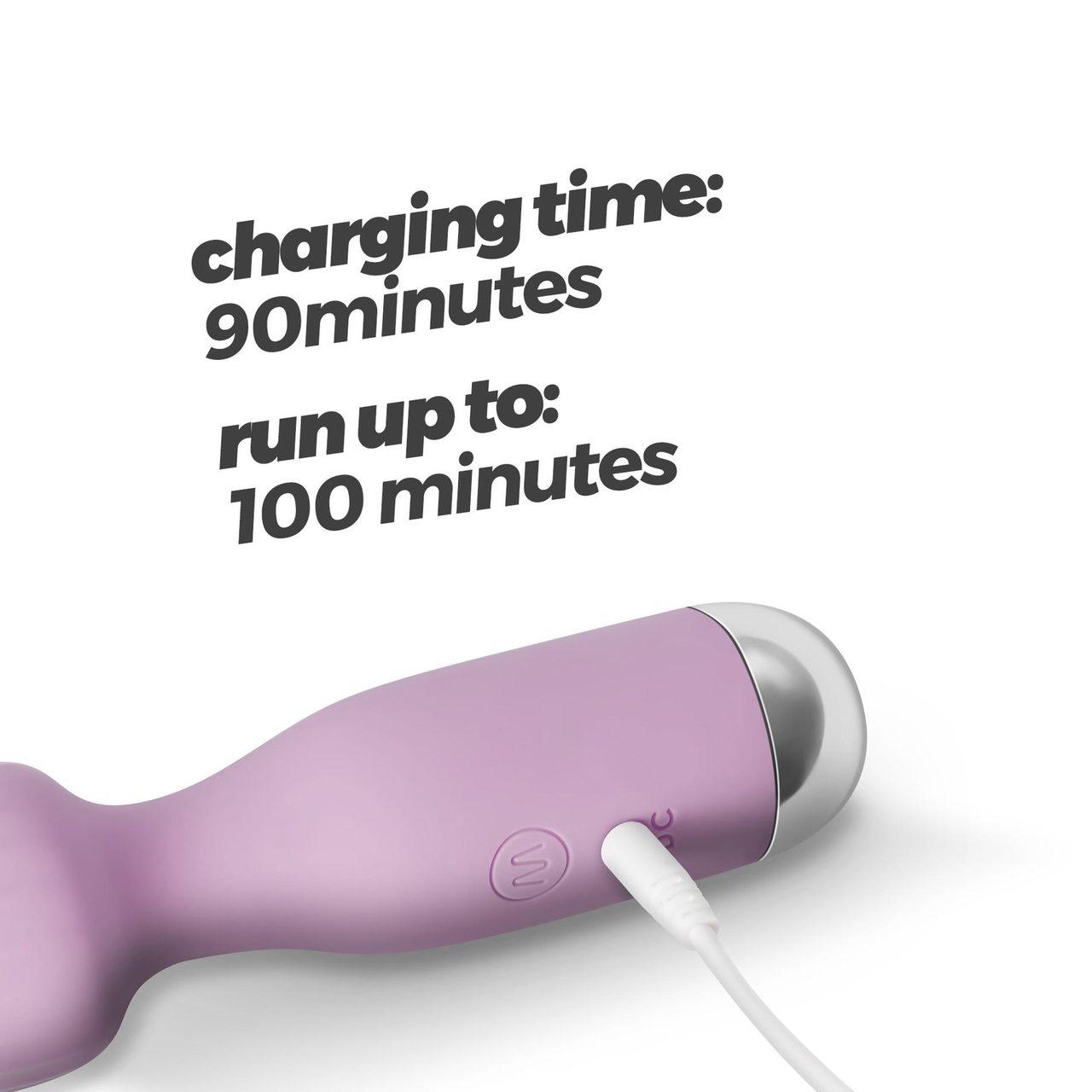 Mini masażer łechtaczki liliowy – 10 trybów, wodoodporny, USB | Loris.pl