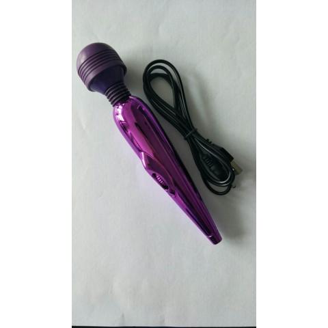 Fioletowa różdżka do masażu 18 cm, 12 trybów