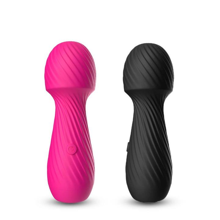 Czarny masażer erotyczny różdżka 9 trybów | Wodoodporny | USB