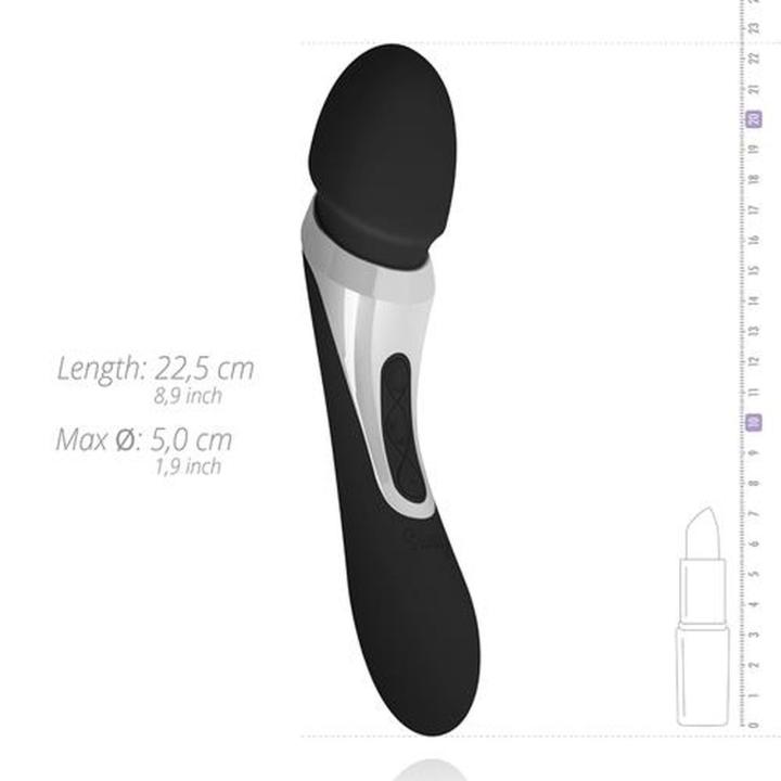 Wodoodporna różdżka masująca 22,5 cm | 2 silniki, 7 trybów, USB
