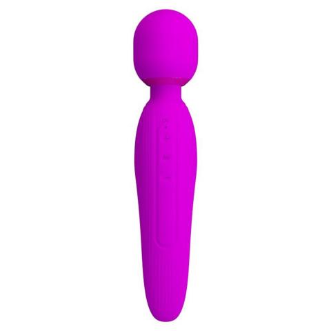 Masażer różdżkowy USB z króliczymi uszami – 7 trybów, silikon