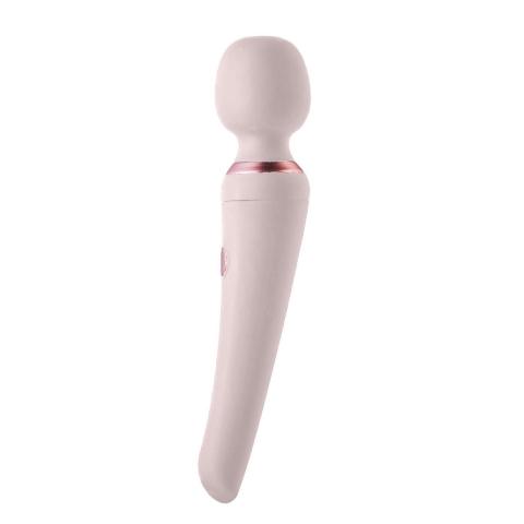 Różowy masażer wand 18,2 cm – wodoodporny, 7 rytmów, ładowanie USB
