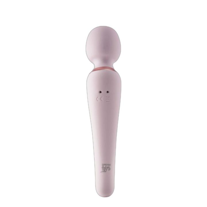 Różowy masażer wand 18,2 cm – wodoodporny, 7 rytmów, ładowanie USB