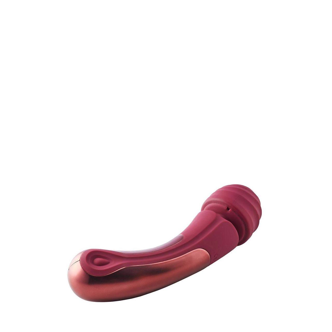 Masażer wand zakrzywiony IPX7 – 10 trybów, silikon, ładowanie USB | Loris.pl