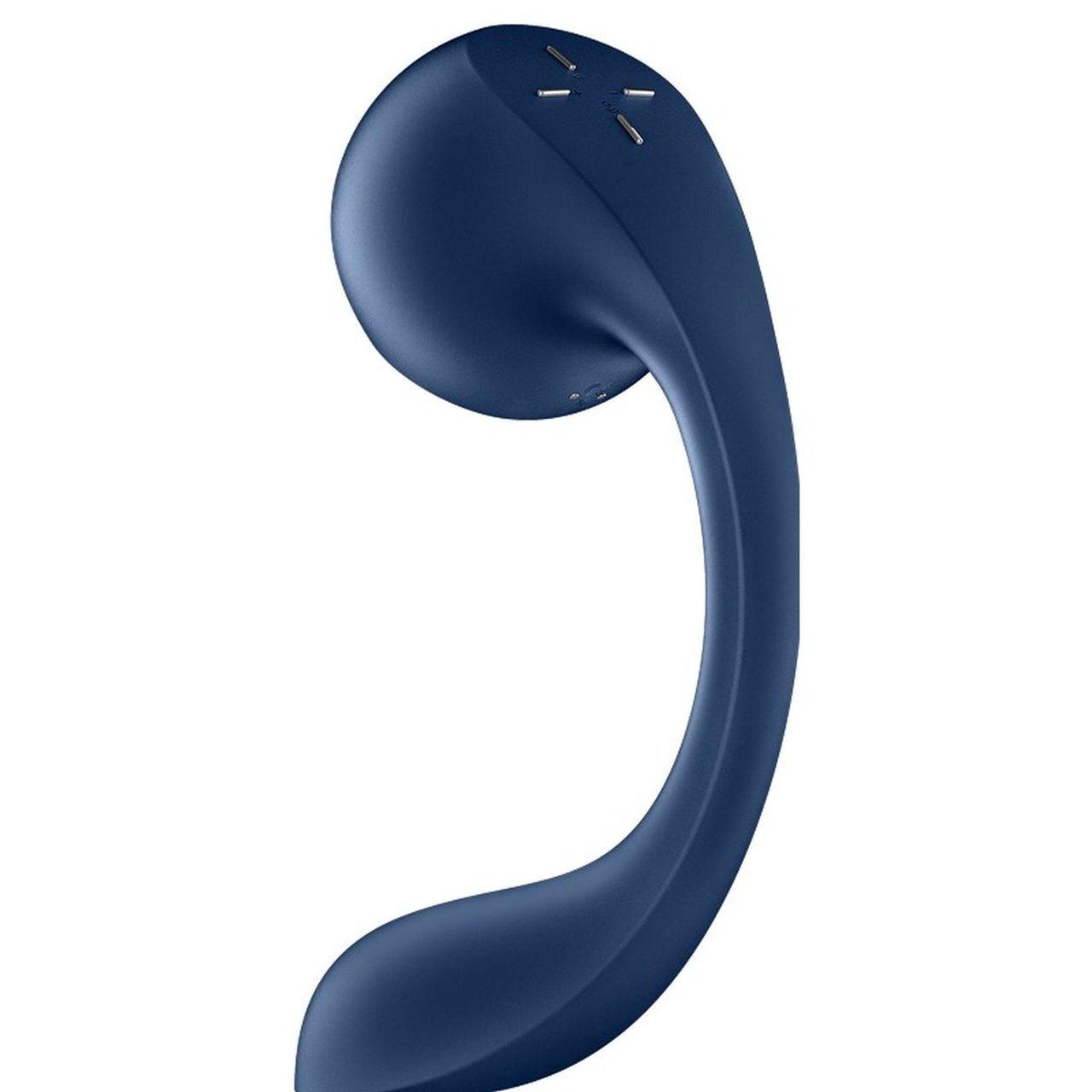 Satisfyer Pro+ Wave 4 Connect granatowy – punkt G i air pulse | Loris.pl