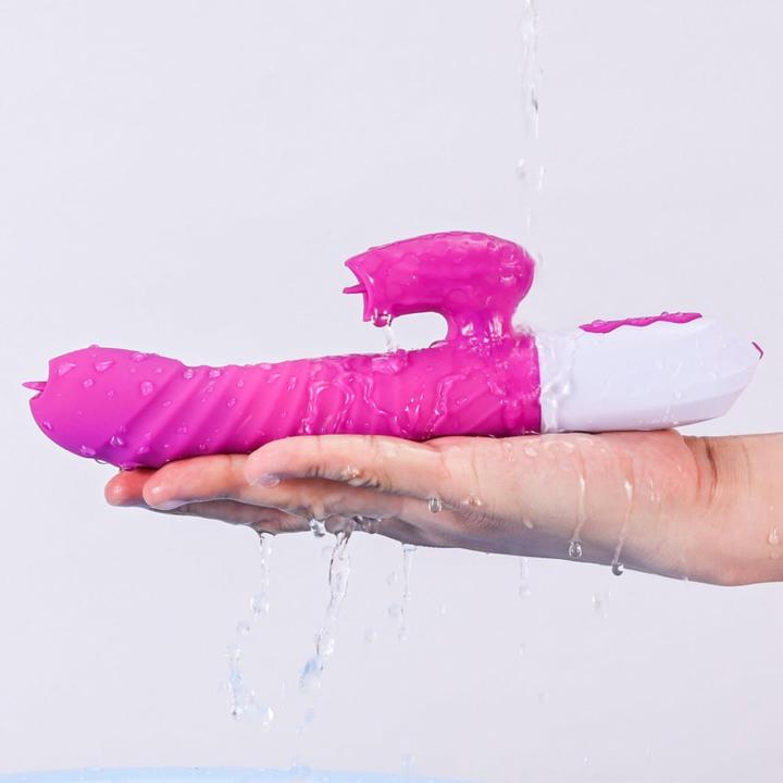 Wibrator króliczek z posuwem i grzaniem usb | wodoodporny | Loris.pl