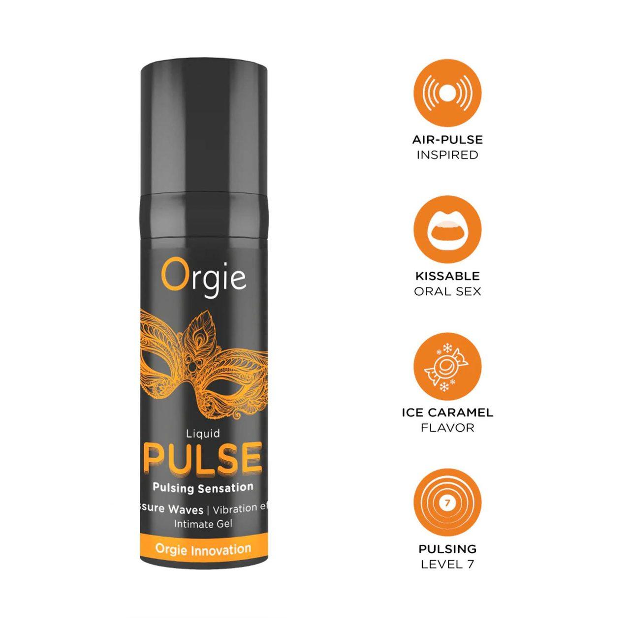 Pulsujący żel intymny ice caramel 15 ml | Efekt mrowienia i świeżości