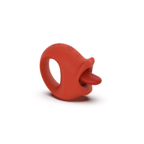 Stymulator z języczkiem i wibracjami USB 10+10 trybów | Wodoodporny