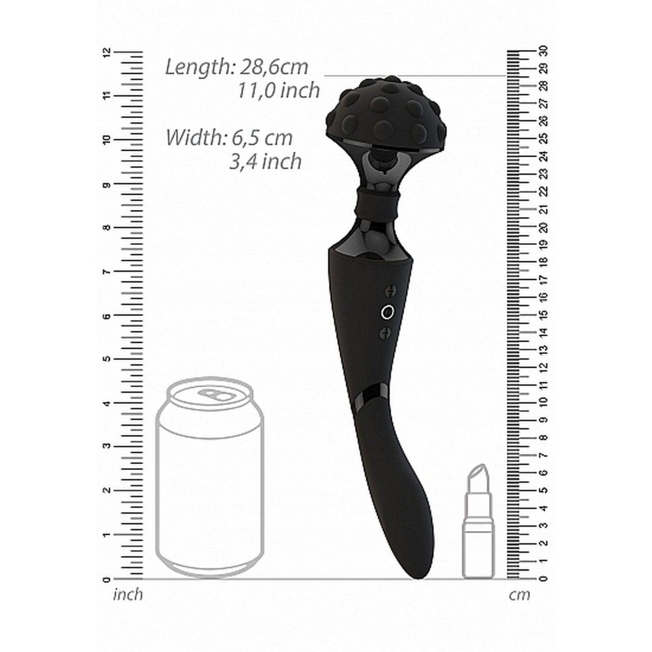 Stymulator shiatsu z giętką główką i 2 silnikami | Wodoodporny | Loris.pl