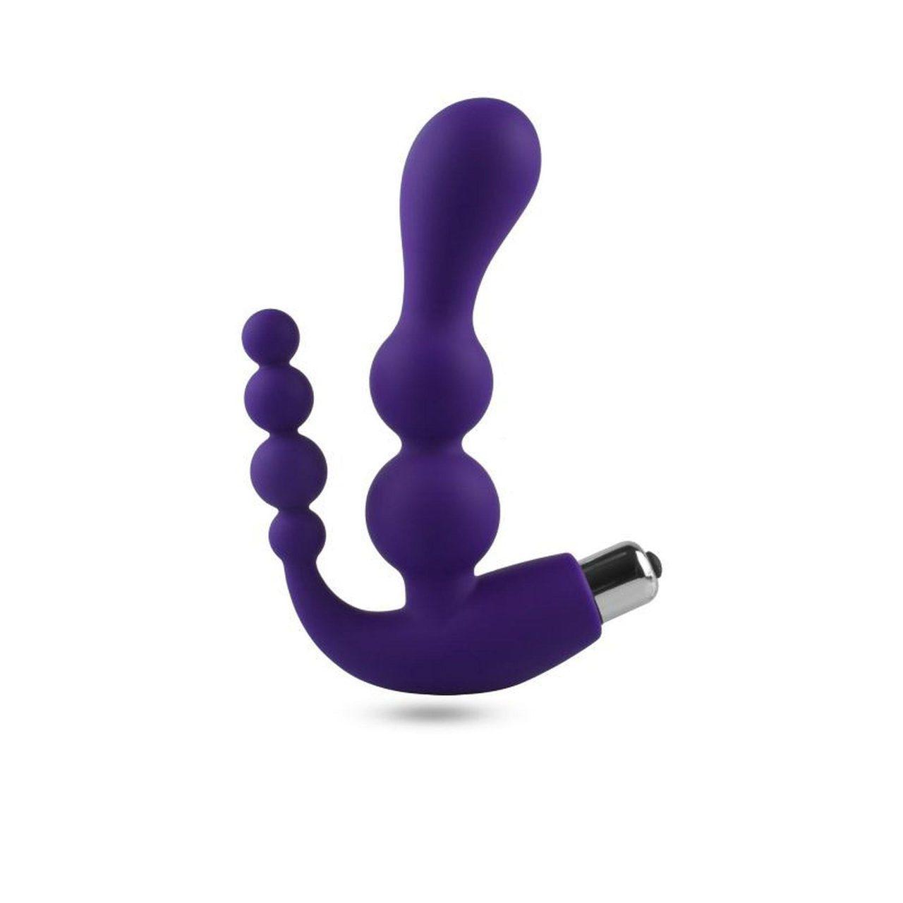 Wibrujący stymulator analny 15,5 cm – silikonowy, wodoodporny | Loris.pl