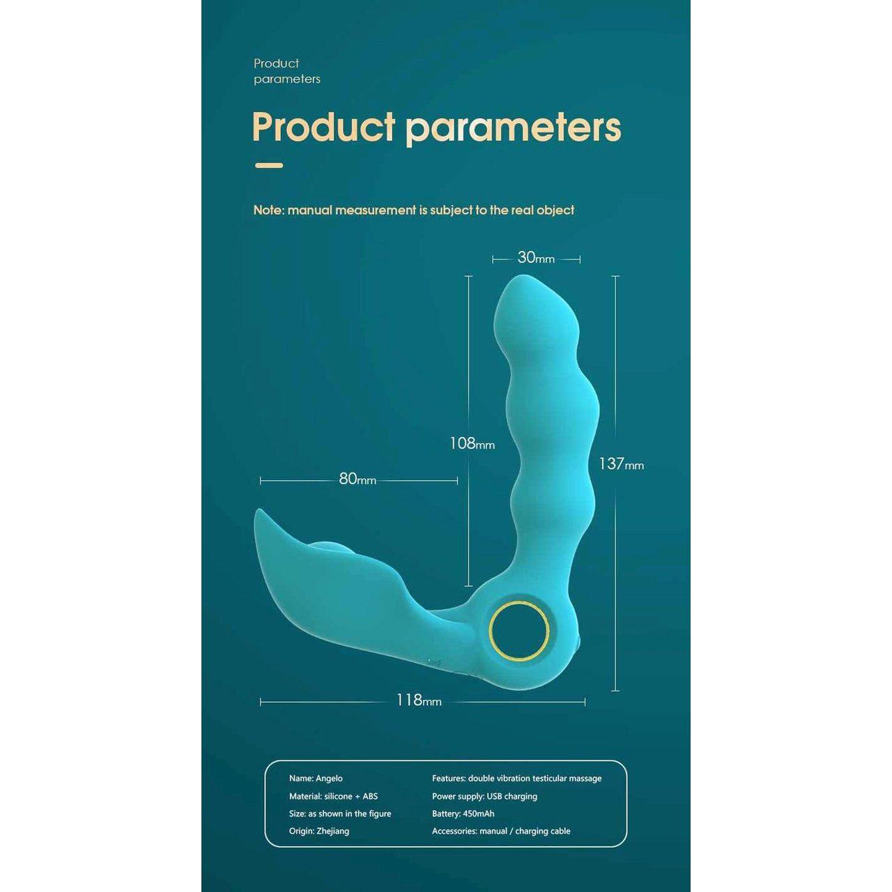 Masażer prostaty i jąder 36 trybów | Wodoodporny | Loris.pl