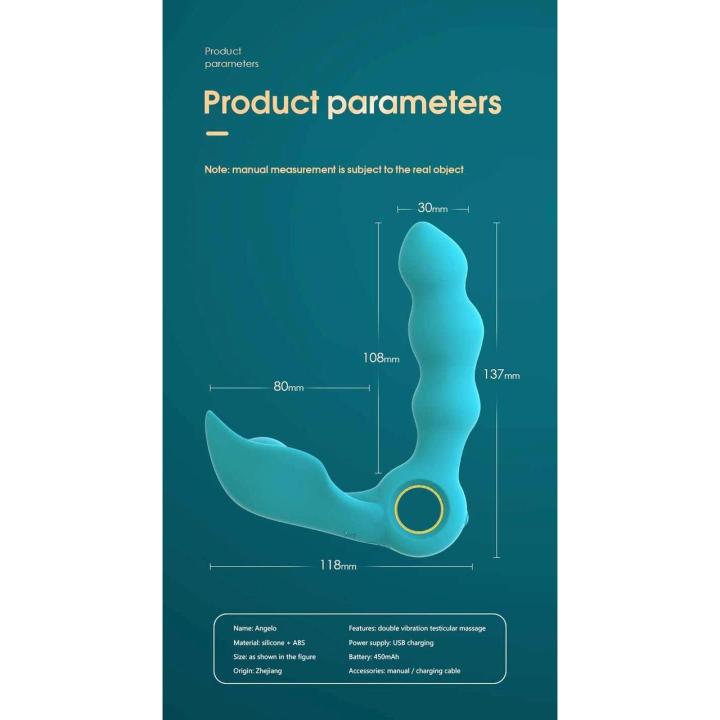 Masażer prostaty i jąder 36 trybów | Wodoodporny