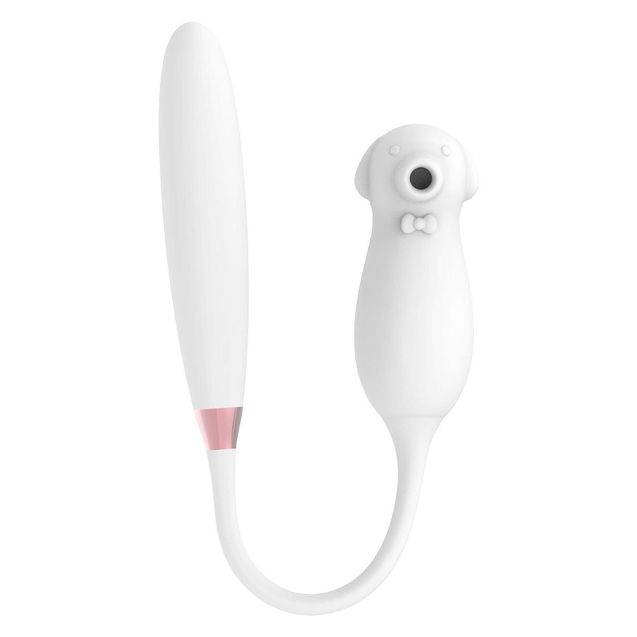Stymulator powietrzny z wibracją i podgrzewaniem – wodoodporny | Loris.pl