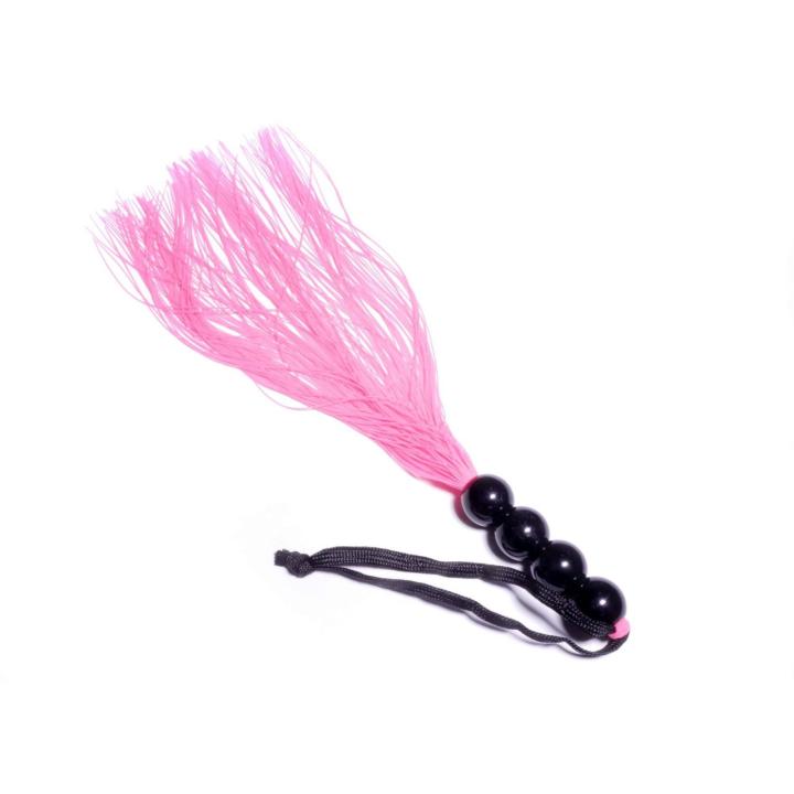 Różowy silikonowy pejcz BDSM 35,0 cm wodoodporny