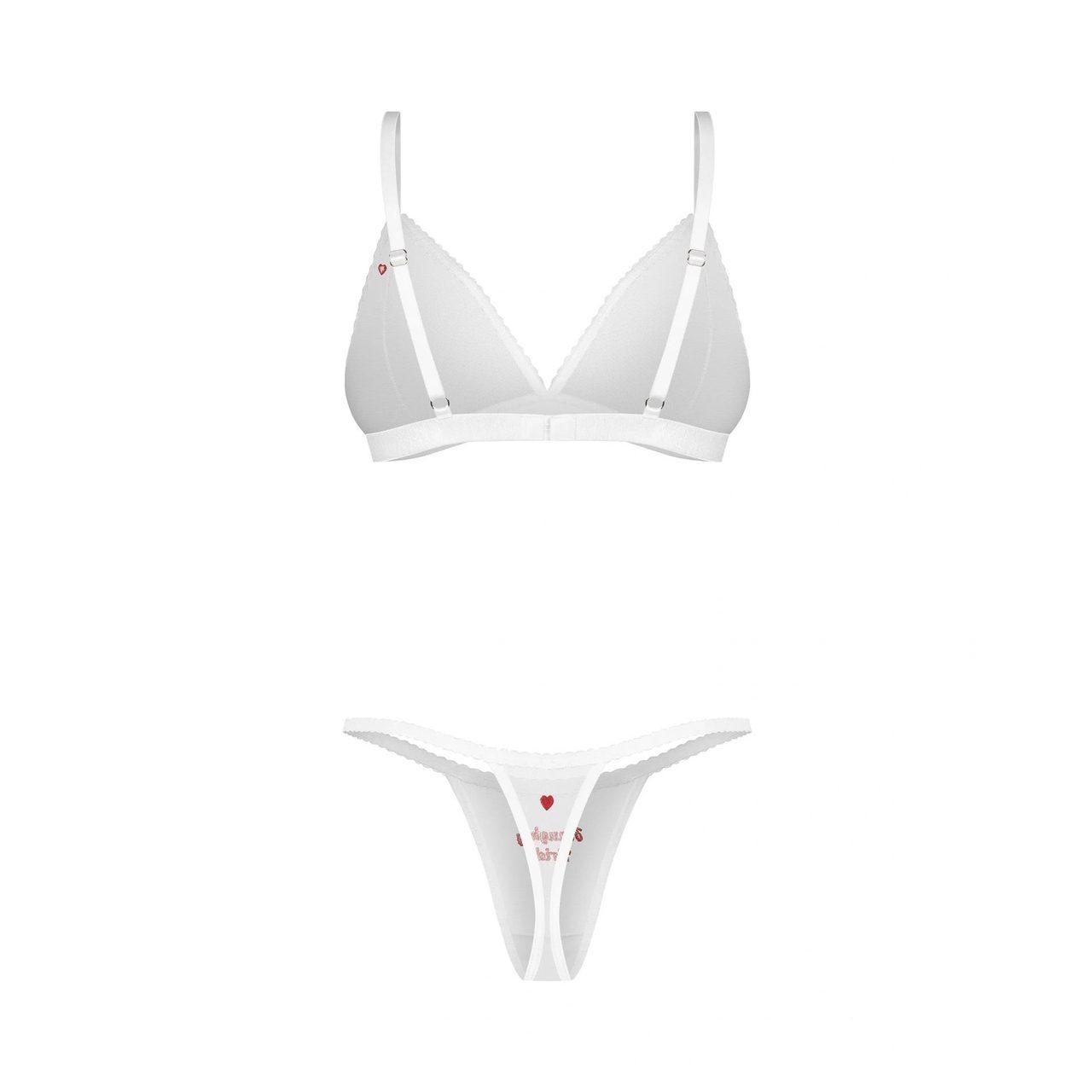 Obsessive Weddya Bride – komplet 3-częściowy z 2 wariantami stringów