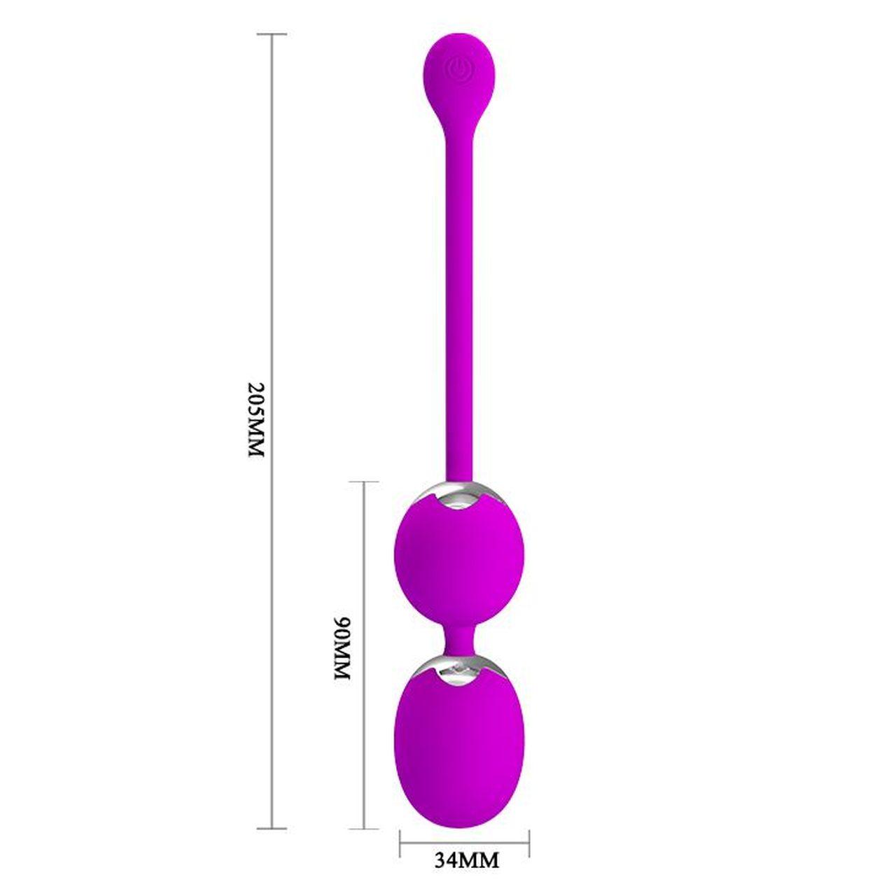 Wibrujące kulki gejszy USB 12 trybów | Trening Kegla i przyjemność