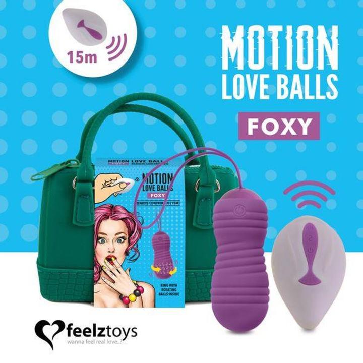 Wibrujące kulki gejszy z pilotem 15 m i ruchem obrotowym | Loris.pl