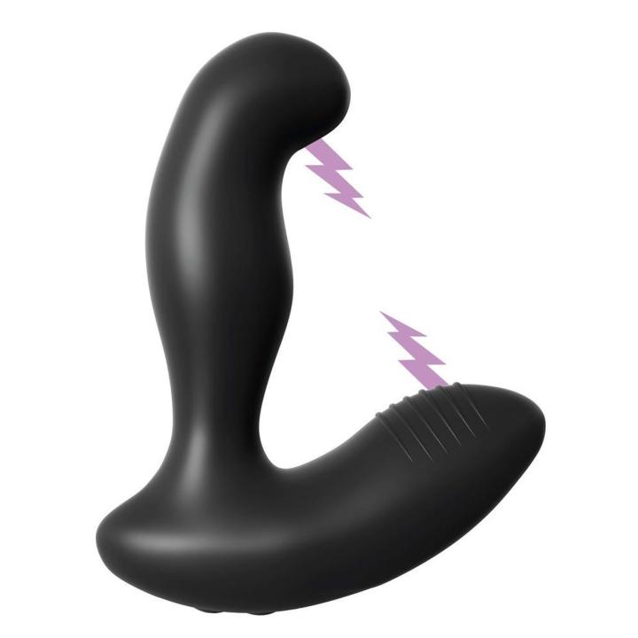 Elektrostymulujący masażer prostaty z wibracjami 13,3 cm | Loris.pl