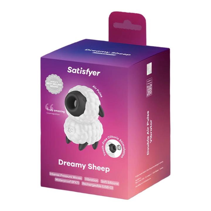 Satisfyer Dreamy Sheep – stymulator łechtaczki fale ciśnienia + wibracje