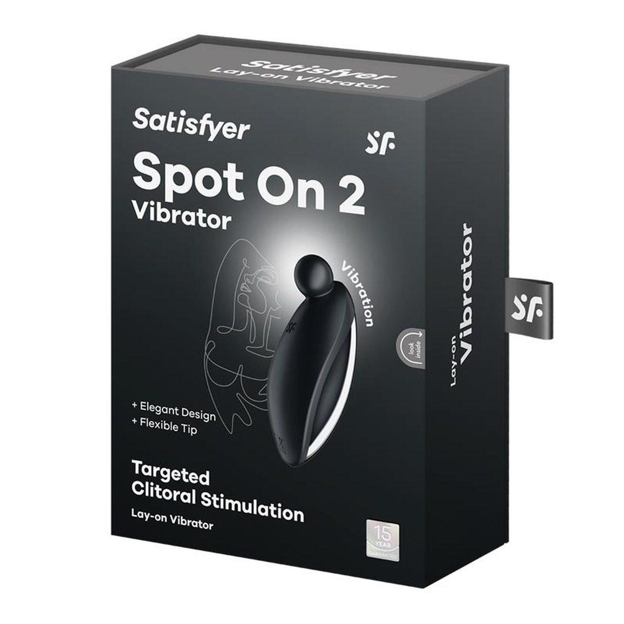 Satisfyer Spot On 2 Black – stymulator łechtaczki IPX7, 12 trybów | Loris.pl